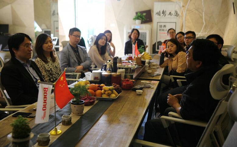 阿里巴巴领导到访博多工贸控股集团