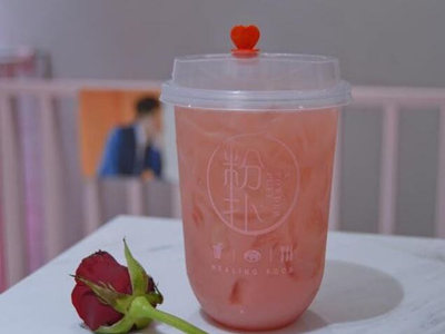 一粉扑奶茶加盟图片2